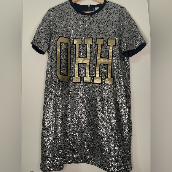 Sequins dress in silver - Picture 2 of 7